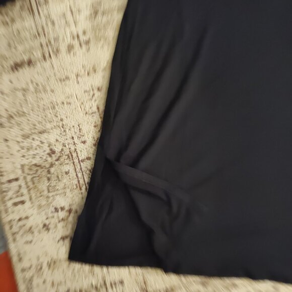 New Eileen Fisher Black Long Sleeve Shirt Top Tunique XXS to S Made in USA - Picture 2 of 9